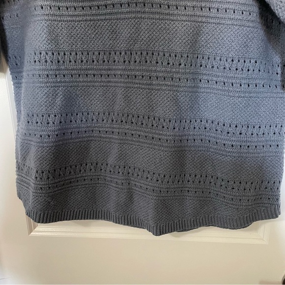 Torrid Blue Pointelle Pullover V-Neck Tunic
Sweater - Picture 7 of 11